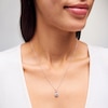 Thumbnail Image 2 of 5/8 CT. T.W. Diamond Doorknocker Drop Pendant in 14K White Gold