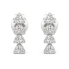 Thumbnail Image 2 of 1/6 CT. T.W. Lab-Grown Diamond Linear Drop Earrings in Sterling Silver