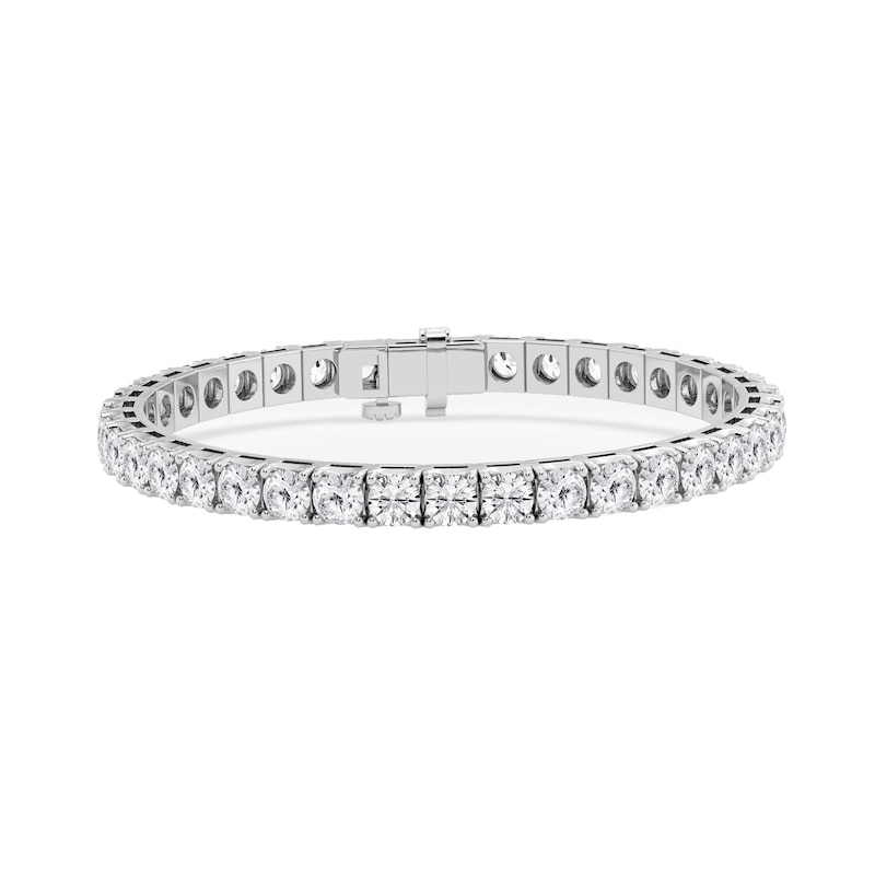 Main Image 1 of 15 CT. T.W. Certified Lab-Grown Diamond Tennis Bracelet in 14K White Gold (F/SI2)
