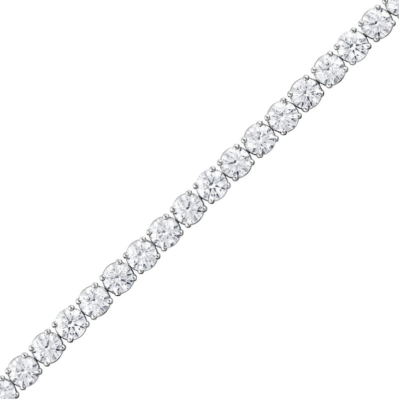 Main Image 2 of 15 CT. T.W. Certified Lab-Grown Diamond Tennis Bracelet in 14K White Gold (F/SI2)
