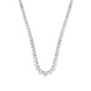 Thumbnail Image 1 of 15 CT. T.W. Certified Lab-Grown Diamond Graduated Riviera Necklace in 14K White Gold (F/SI2) - 17"