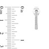 Thumbnail Image 3 of 1/5 CT. T.W. Lab-Grown Diamond Angled J-Hoop Earrings in Sterling Silver
