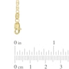 Thumbnail Image 2 of 2.1mm Diamond-Cut Mariner Chain Necklace in Solid 10K Gold - 20"