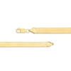 Thumbnail Image 2 of 6.0mm Herringbone Chain Necklace in Hollow 14K Gold - 18"