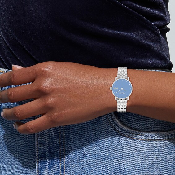 Ladies’ Coach Elliot Watch with Light Blue Dial (Model: 14504447)