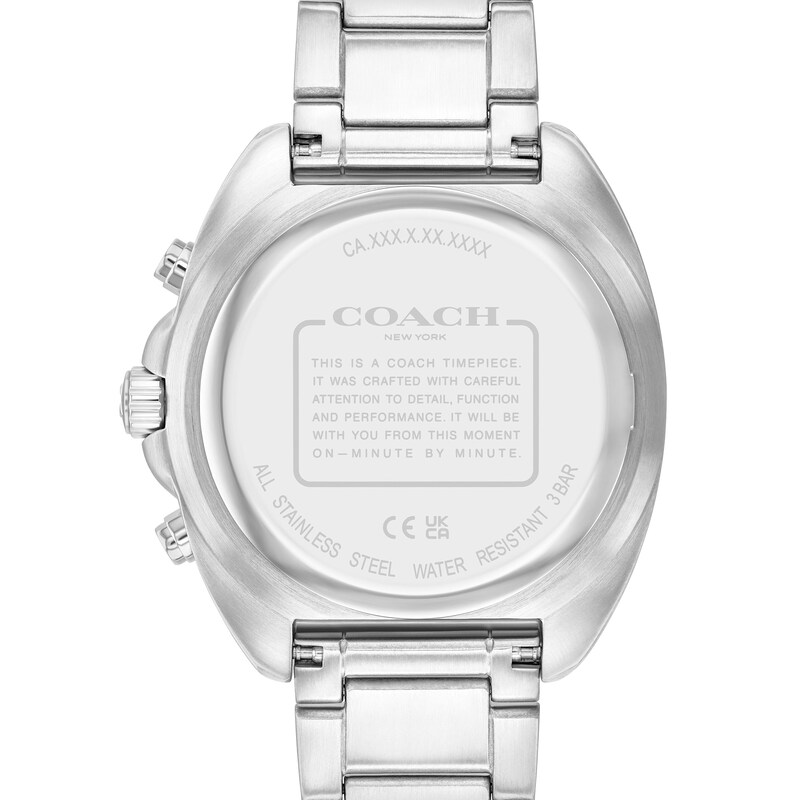 Main Image 3 of Men’s Coach Charter Chronograph Watch with Silver-Tone Dial (Model: 14602702)