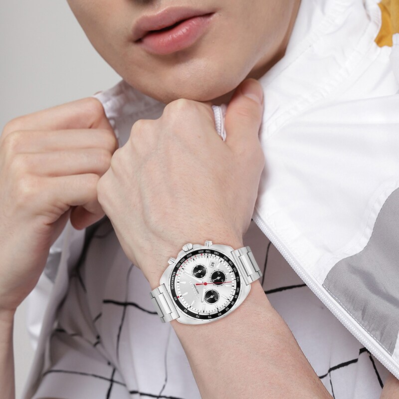 Main Image 4 of Men’s Coach Charter Chronograph Watch with Silver-Tone Dial (Model: 14602702)