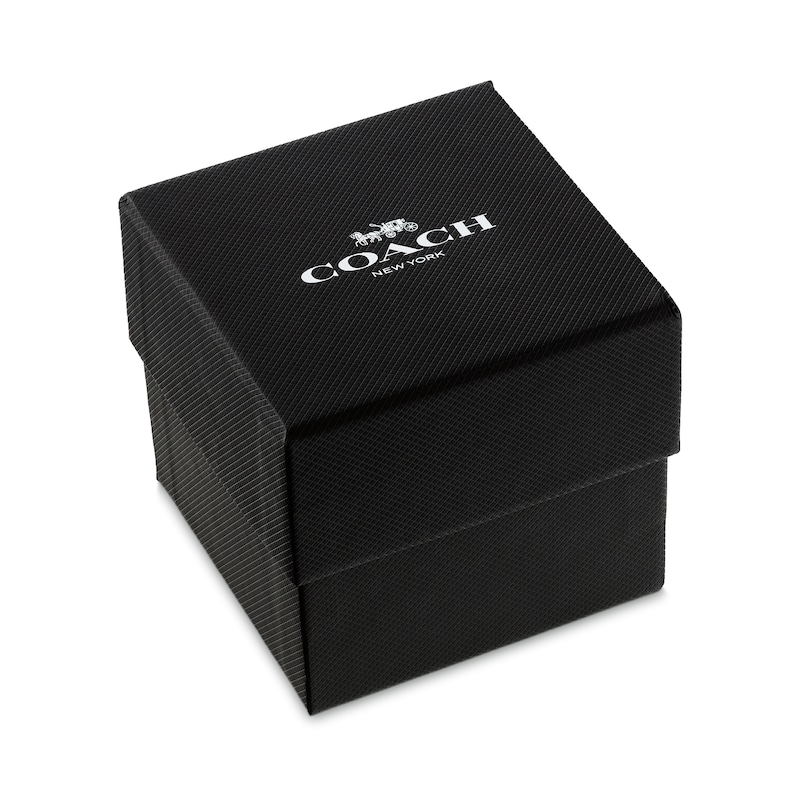 Main Image 5 of Men’s Coach Charter Gold-Tone IP Chronograph Watch with Black Dial (Model: 14602703)