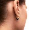 Thumbnail Image 3 of PDPAOLA™ at Zales Blue Sodalite Twist Knot Hoop Drop Earrings in Sterling Silver with 18K Gold Plate
