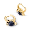 Thumbnail Image 4 of PDPAOLA™ at Zales Blue Sodalite Twist Knot Hoop Drop Earrings in Sterling Silver with 18K Gold Plate