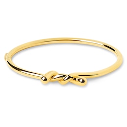 PDPAOLA™ at Zales Twist Cuff Bangle in Sterling Silver with 18K Gold Plate - 6.83&quot;