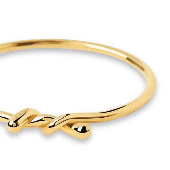PDPAOLAâ¢ at Zales Twist Cuff Bangle in Sterling Silver with 18K Gold Plate - 6.83"