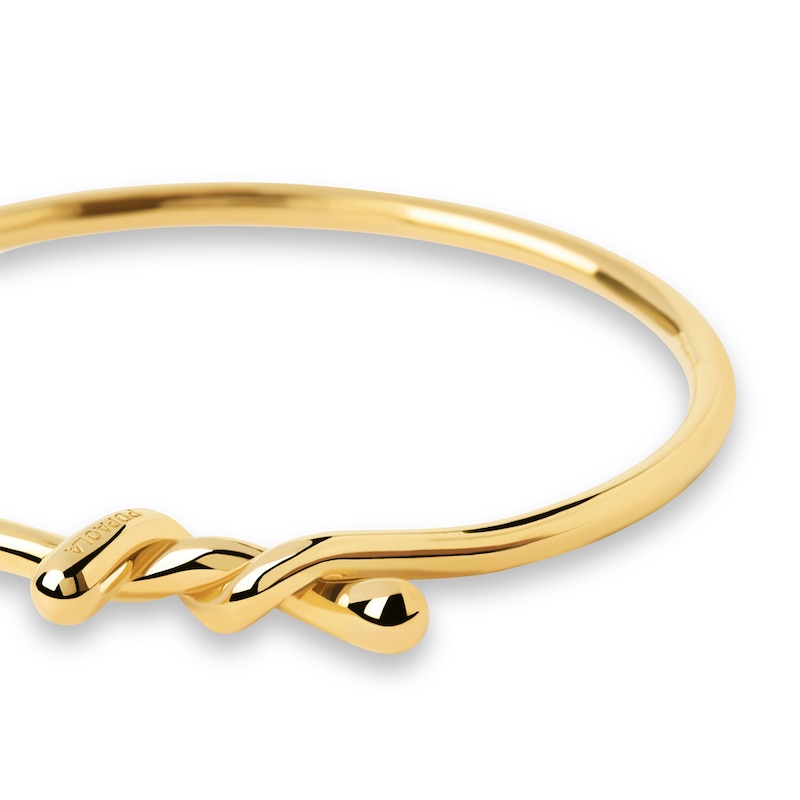 Main Image 3 of PDPAOLA™ at Zales Twist Cuff Bangle in Sterling Silver with 18K Gold Plate - 6.83"