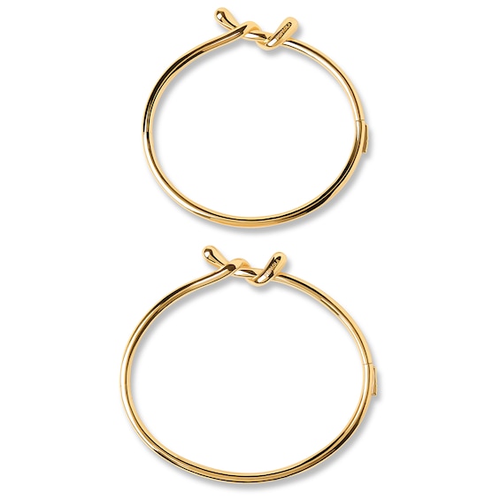 PDPAOLAâ¢ at Zales Twist Cuff Bangle in Sterling Silver with 18K Gold Plate - 6.83"