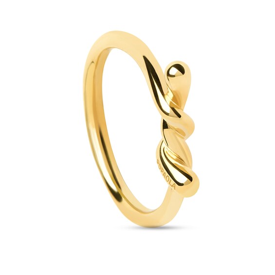 PDPAOLAâ¢ at Zales Twist Ring Sterling Silver with 18K Gold Plate