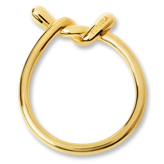 PDPAOLAâ¢ at Zales Twist Ring Sterling Silver with 18K Gold Plate