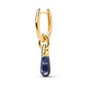 Thumbnail Image 1 of PDPAOLA™ at Zales Blue Sodalite Small Teardrop Dangle Single Hoop Earring in Sterling Silver with 18K Gold Plate