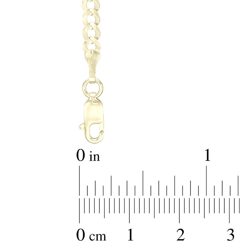 Main Image 2 of 3.6mm Curb Chain Necklace in Solid 14K Gold - 20"