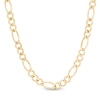 Thumbnail Image 1 of 4.5mm Figaro Chain Necklace in Solid 14K Gold - 20"
