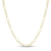 Thumbnail Image 1 of 3.0mm Figaro Chain Necklace in Solid 14K Gold - 24"