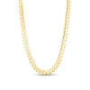 Thumbnail Image 1 of 9.5mm Miami Cuban Curb Chain Necklace in Hollow 14K Gold - 24"