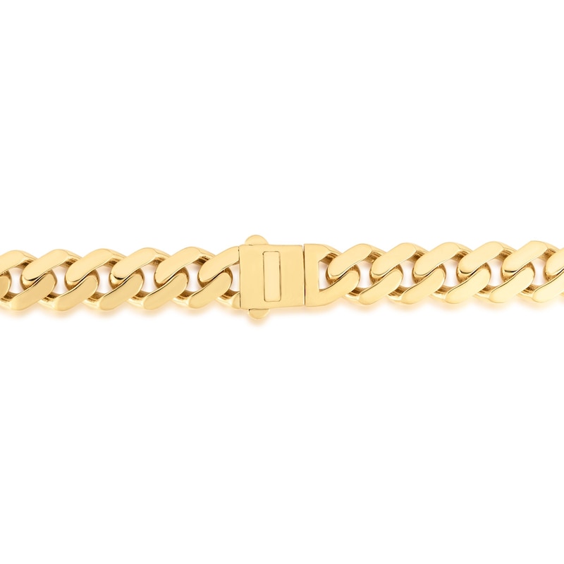 Main Image 2 of 9.5mm Miami Cuban Curb Chain Necklace in Hollow 14K Gold - 24"
