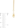 Thumbnail Image 2 of 2.5mm Rolo Chain Necklace in Hollow 14K Gold - 22"