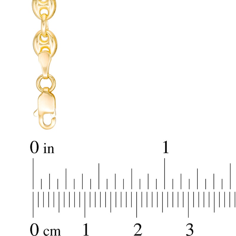 Main Image 2 of 4.7mm Puff Mariner Chain Necklace in Hollow 14K Gold - 18"