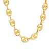 Thumbnail Image 1 of 11.0mm Puff Mariner Chain Necklace in Hollow 14K Gold - 20"