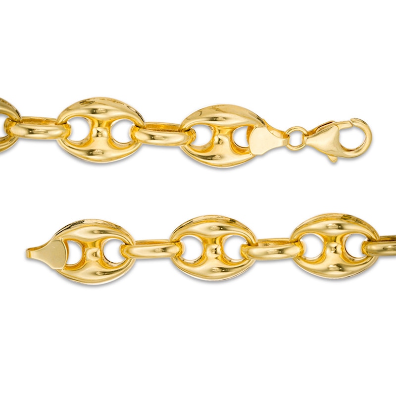 Main Image 2 of 11.0mm Puff Mariner Chain Necklace in Hollow 14K Gold - 20"