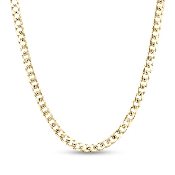 5.0mm Miami Cuban Curb Chain Necklace in Solid 14K Gold - 24"
