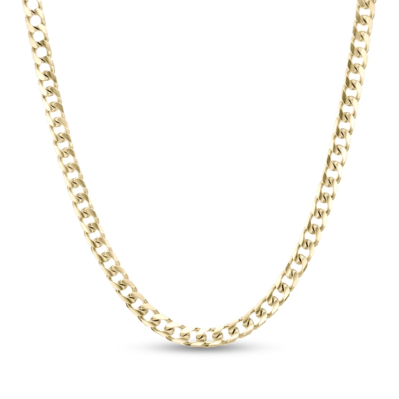 Main Image 1 of 5.0mm Miami Cuban Curb Chain Necklace in Solid 14K Gold - 24"