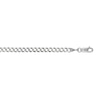 Thumbnail Image 2 of 3.6mm Curb Chain Bracelet in Solid 14K White Gold