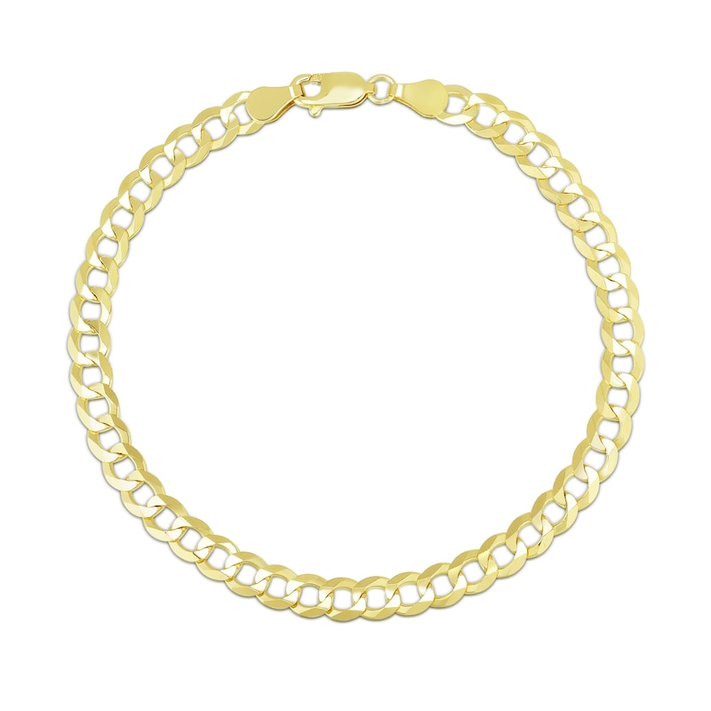 Main Image 1 of 3.6mm Curb Chain Bracelet in Solid 14K Gold