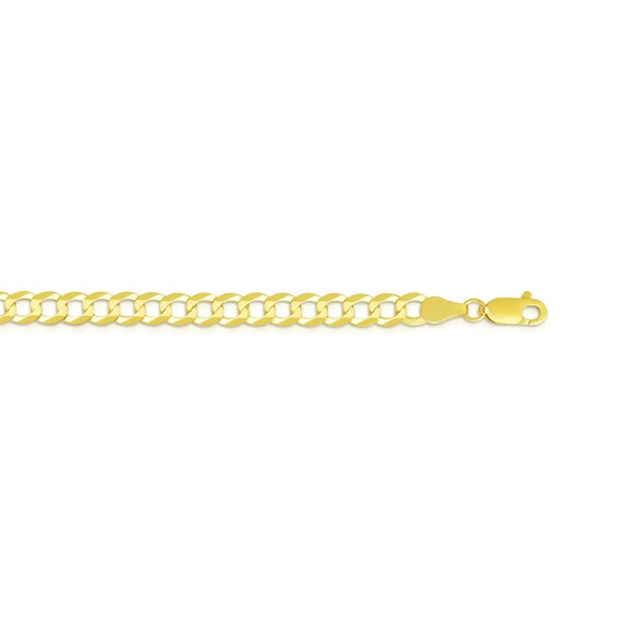 3.6mm Curb Chain Bracelet in Solid 14K Gold