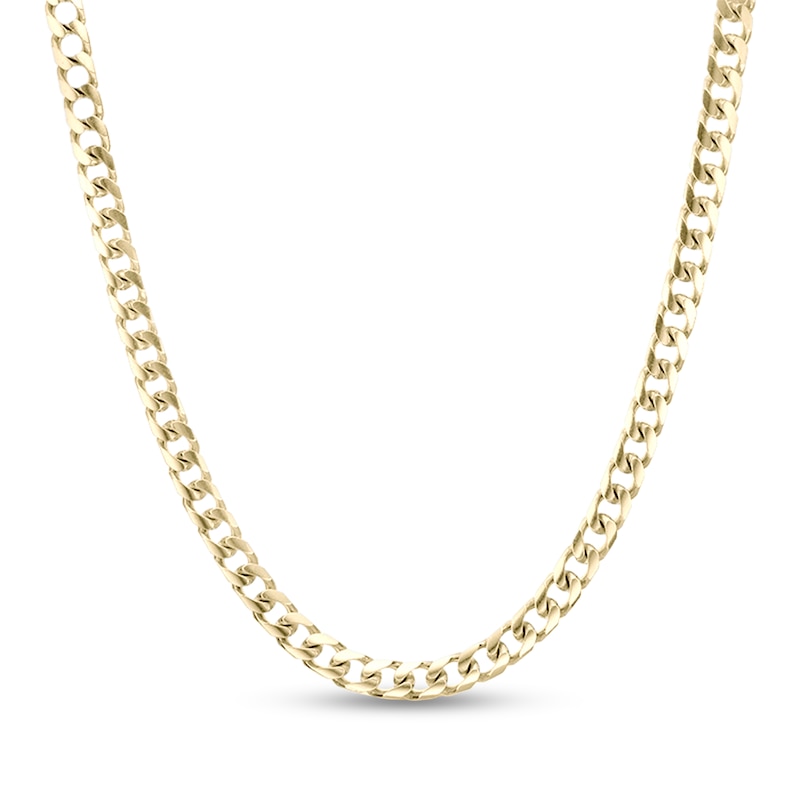 Main Image 1 of 5.0mm Miami Cuban Curb Chain Necklace in Solid 14K Gold - 22"