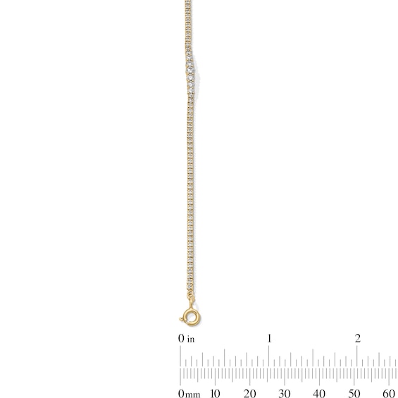 1-1/3 CT. T.w. Lab-Grown Diamond Tennis Bracelet in Sterling Silver with 18K Gold Plate