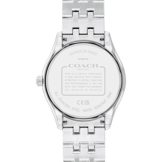 Ladiesâ Coach Brooks Crystal Watch with Crystal Dial (Model: 14400036)