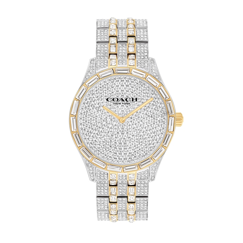 Main Image 1 of Ladies’ Coach Brooks Crystal Two-Tone IP Watch with Crystal Dial (Model: 14400037)