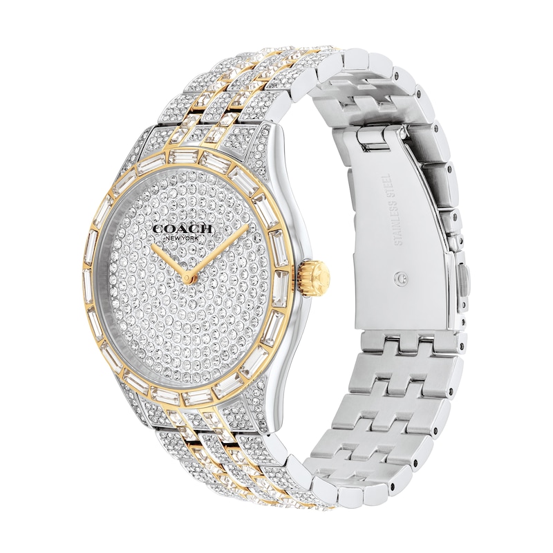 Main Image 2 of Ladies’ Coach Brooks Crystal Two-Tone IP Watch with Crystal Dial (Model: 14400037)