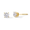 Thumbnail Image 1 of 3/4 CT. T.W. Certified Lab-Grown Diamond Solitaire Stud Earrings in 14K Gold (F/SI2)