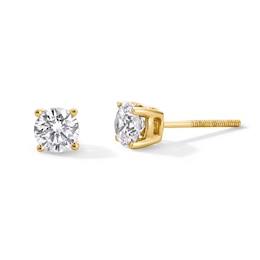 3/4 CT. T.W. Certified Lab-Created Diamond Solitaire Stud Earrings in 14K Gold (F/SI2)