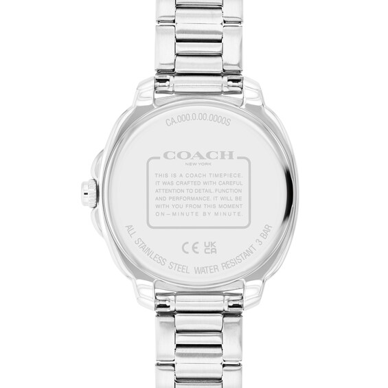 Ladiesâ Coach Kitt Crystal Accent Chronograph Watch with Pink Dial (Model: 14504392)