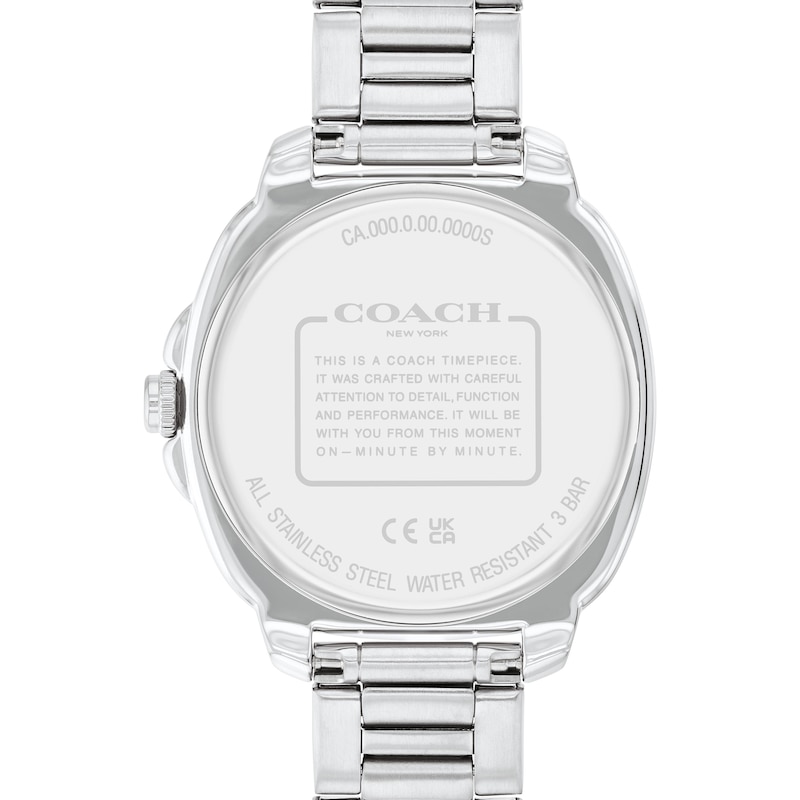 Main Image 3 of Ladies’ Coach Kitt Crystal Accent Chronograph Watch with Silver-Tone Dial (Model: 14504400)