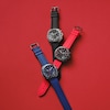 Thumbnail Image 5 of Men’s Coach Charter Blue IP Silicone Strap Chronograph Watch with Navy Blue Dial (Model: 14602706)