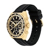Thumbnail Image 2 of Men’s Coach Charter Gold-Tone IP Black Silicone Strap Chronograph Watch with Black Dial (Model: 14602708)