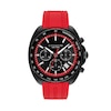 Thumbnail Image 1 of Men’s Coach Charter Black IP Red Silicone Strap Chronograph Watch with Black Dial (Model: 14602710)