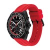 Thumbnail Image 2 of Men’s Coach Charter Black IP Red Silicone Strap Chronograph Watch with Black Dial (Model: 14602710)