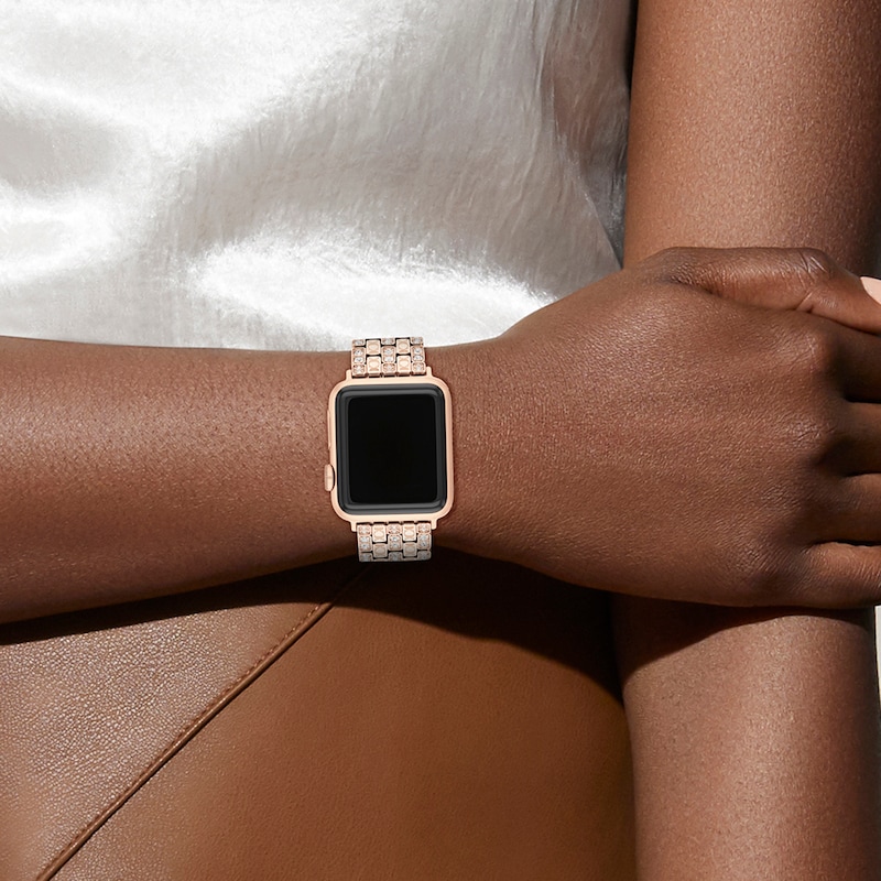 Main Image 5 of Ladies’ Coach Apple Watch Crystal Straps Interchangeable Replacement Band Smart Watch Attachment (Model: 14700263)
