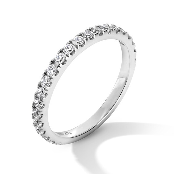 Vera Wang Love Collection Lab-Grown Diamonds by Vera Wang Love 1/ CT. T.w. Anniversary Band in 14K White Gold (F/Vs2